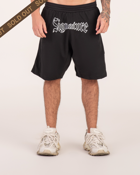 Signature Embroidered Shorts