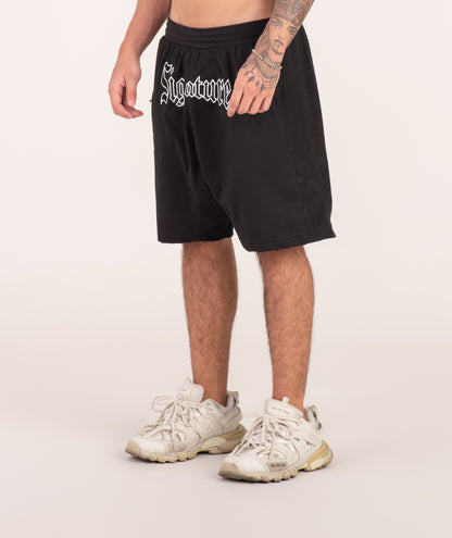 Signature Embroidered Shorts