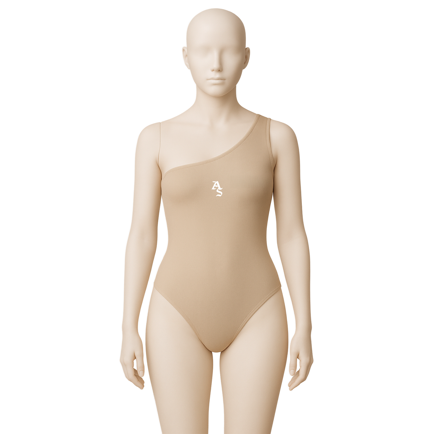 BEIGE SHOULDER BODYSUIT