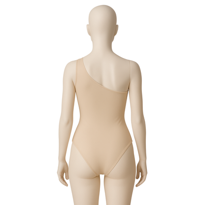 BEIGE SHOULDER BODYSUIT