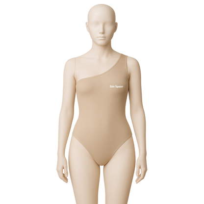 BEIGE SHOULDER BODYSUIT