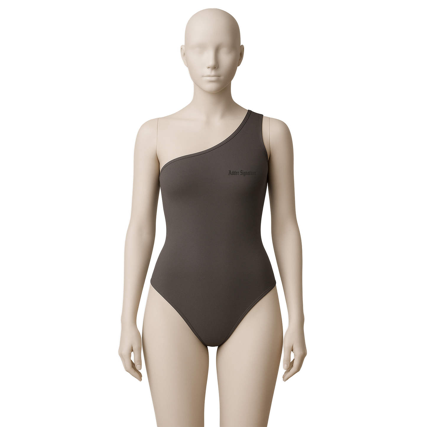 GREY OFF-THE-SHOULDER BODYSUIT