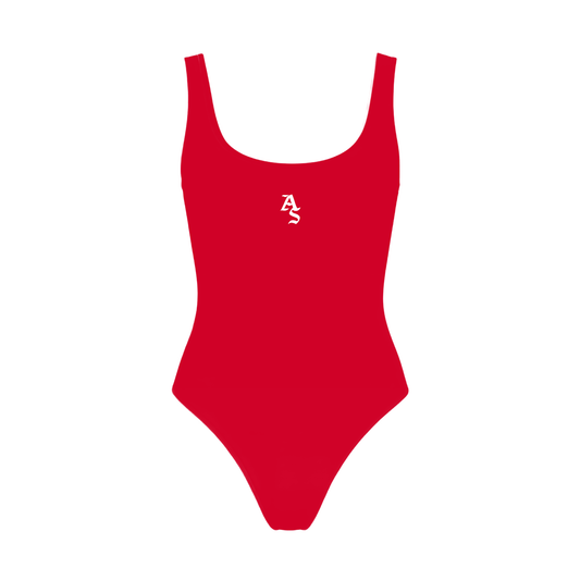 RED WITH BARE SHOULDERS LIKE