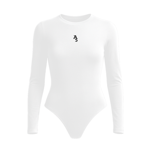 WHITE WITH LONG SLEEVES AS