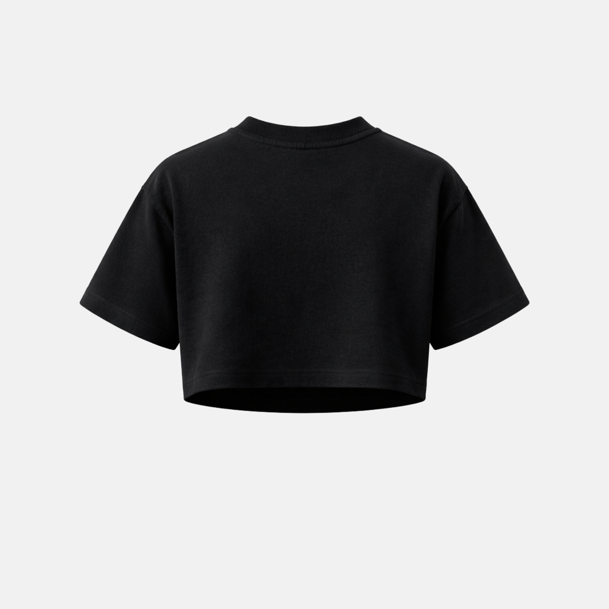 DA02 Outline Signature Crop Top Negro - espalda
