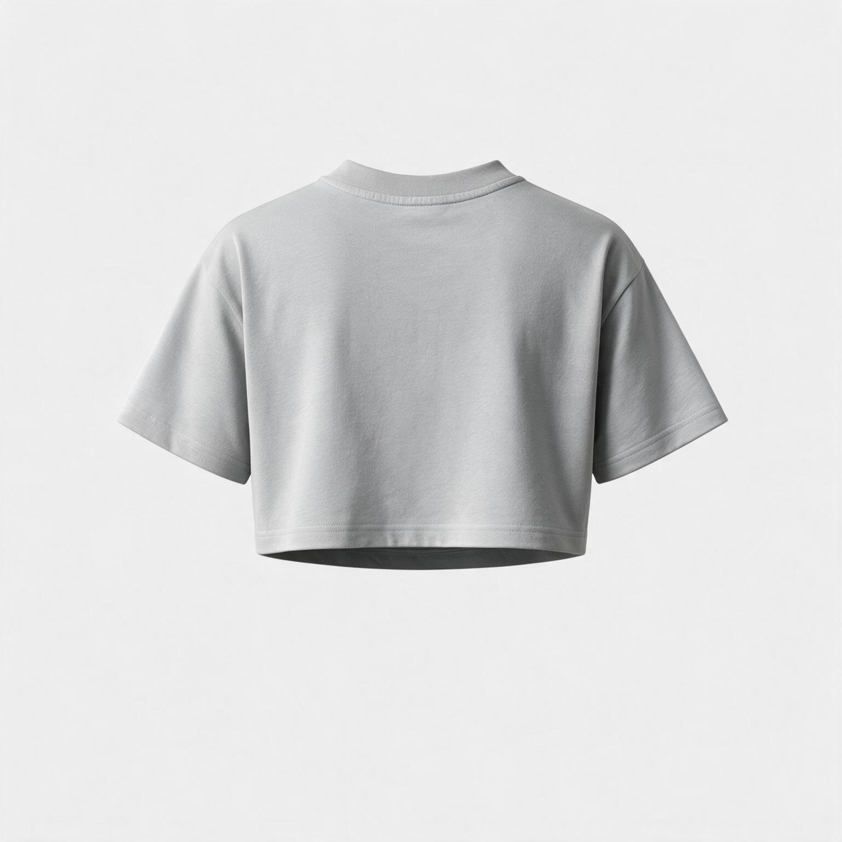 DA06 Gothic Signature Crop Top Gris - espalda