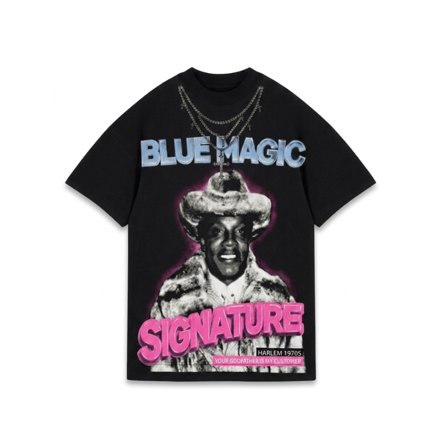 FRANK LUCAS OVERSIZED T-SHIRT BLACK