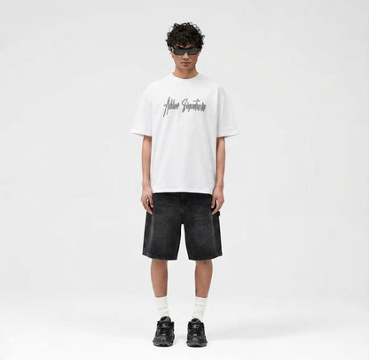 AS LOGO OVERSIZE T-SHIRT WHITE