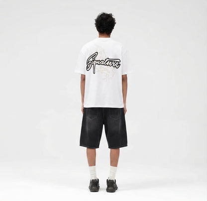 AS LOGO OVERSIZE T-SHIRT WHITE