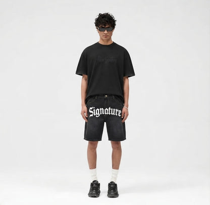 AS LOGO OVERSIZE T-SHIRT BLACK
