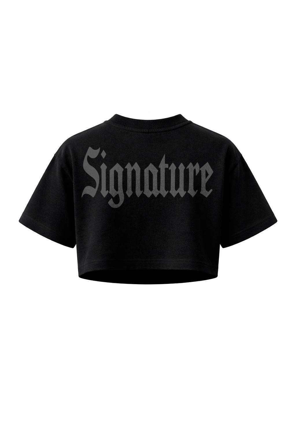 BLACK LINE BASIC CROP TOP