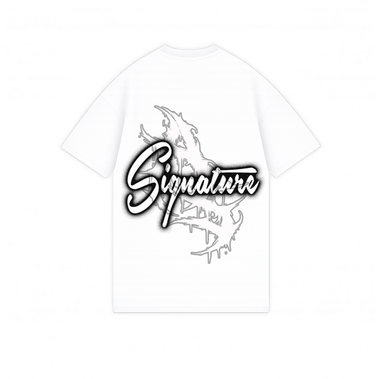AS LOGO OVERSIZE T-SHIRT WHITE
