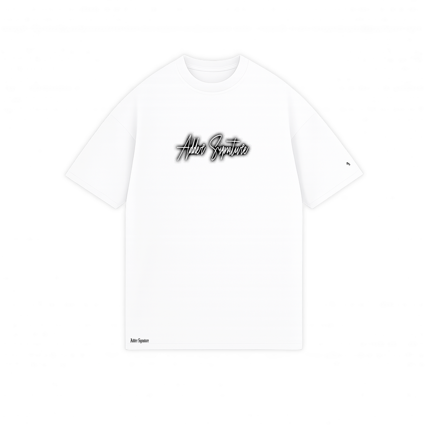 AS LOGO OVERSIZE T-SHIRT WHITE