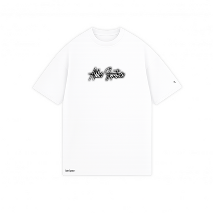 AS LOGO OVERSIZE T-SHIRT WHITE