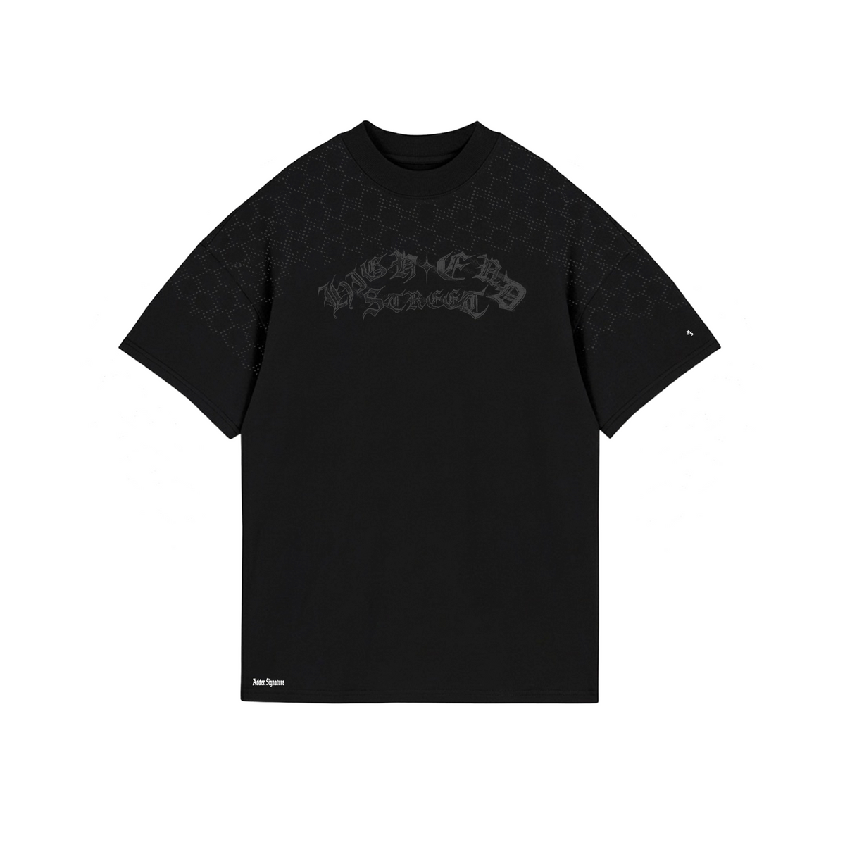 R003 High End Street Tee Negra - frente