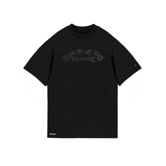 R003 High End Street Tee Negra - frente