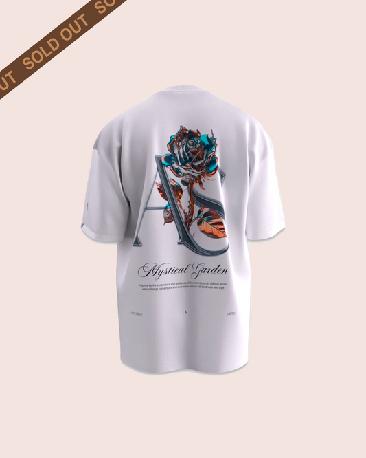 Mystical Flower T-shirt White