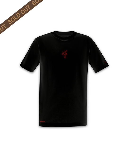 Simple T-shirt 1 Embroidered Black