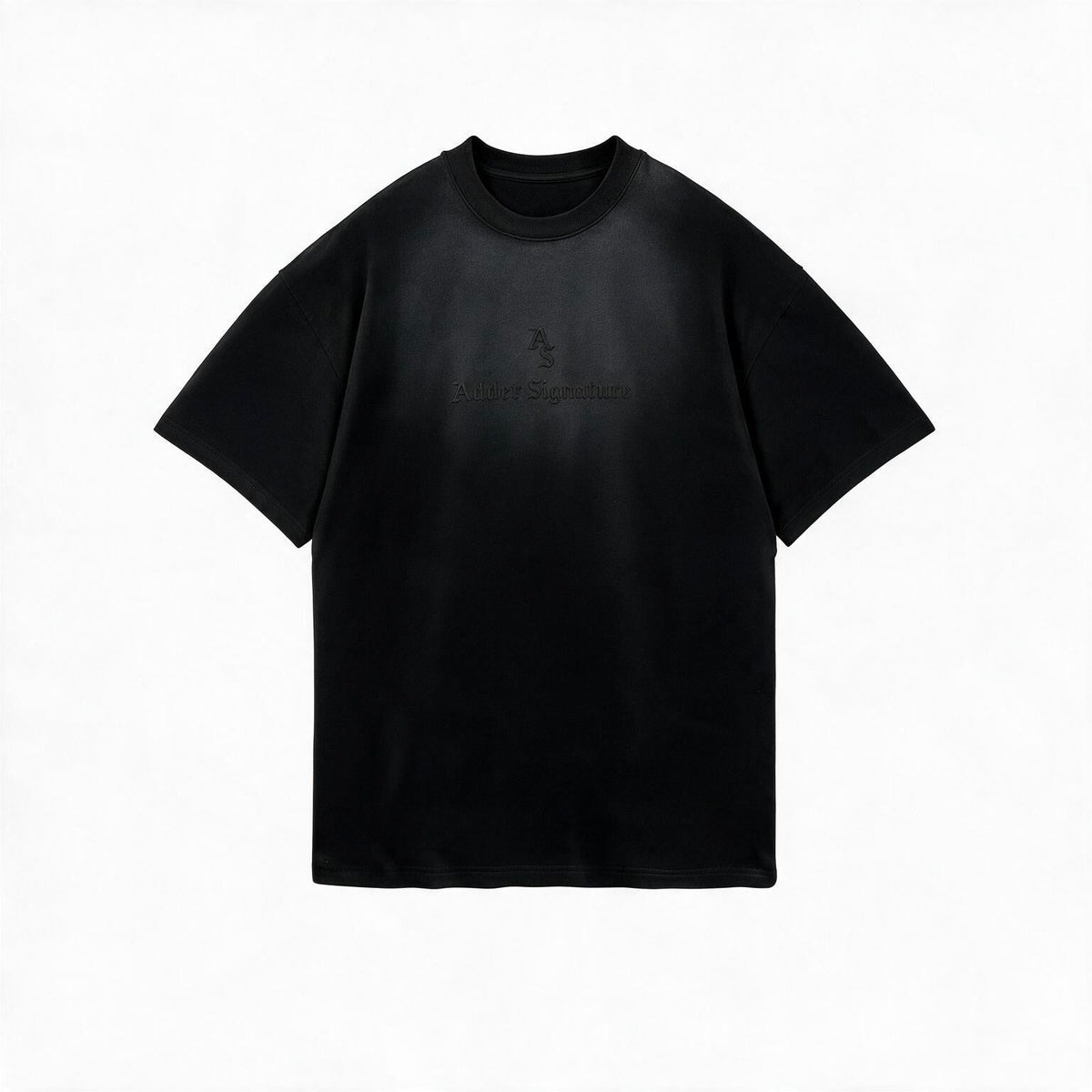 T013 Tonal Signature Tee Negra - frente